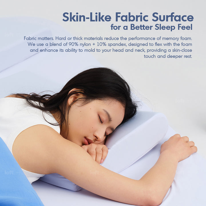 10cm gel memory foam pillow bluebox n2 conceptual design.