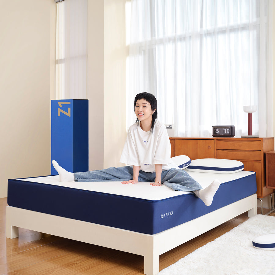 22cm pocket spring gel memory foam mattress bluebox z1 primary product view.