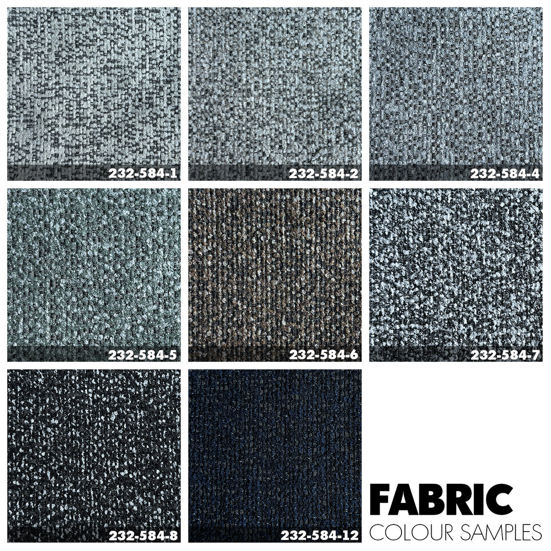 Modern Fabric And Leather Dining Chair METAL MAN N18