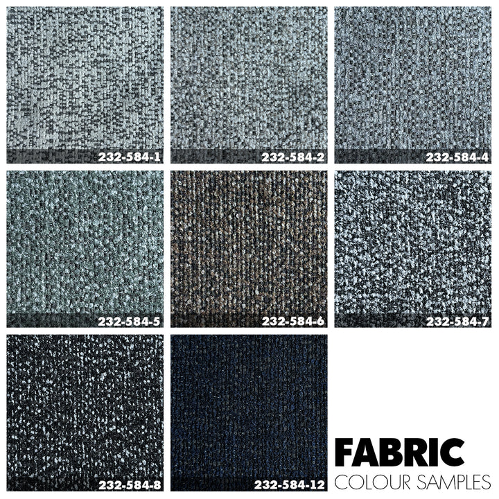 Modern Fabric And Leather Dining Chair METAL MAN N18