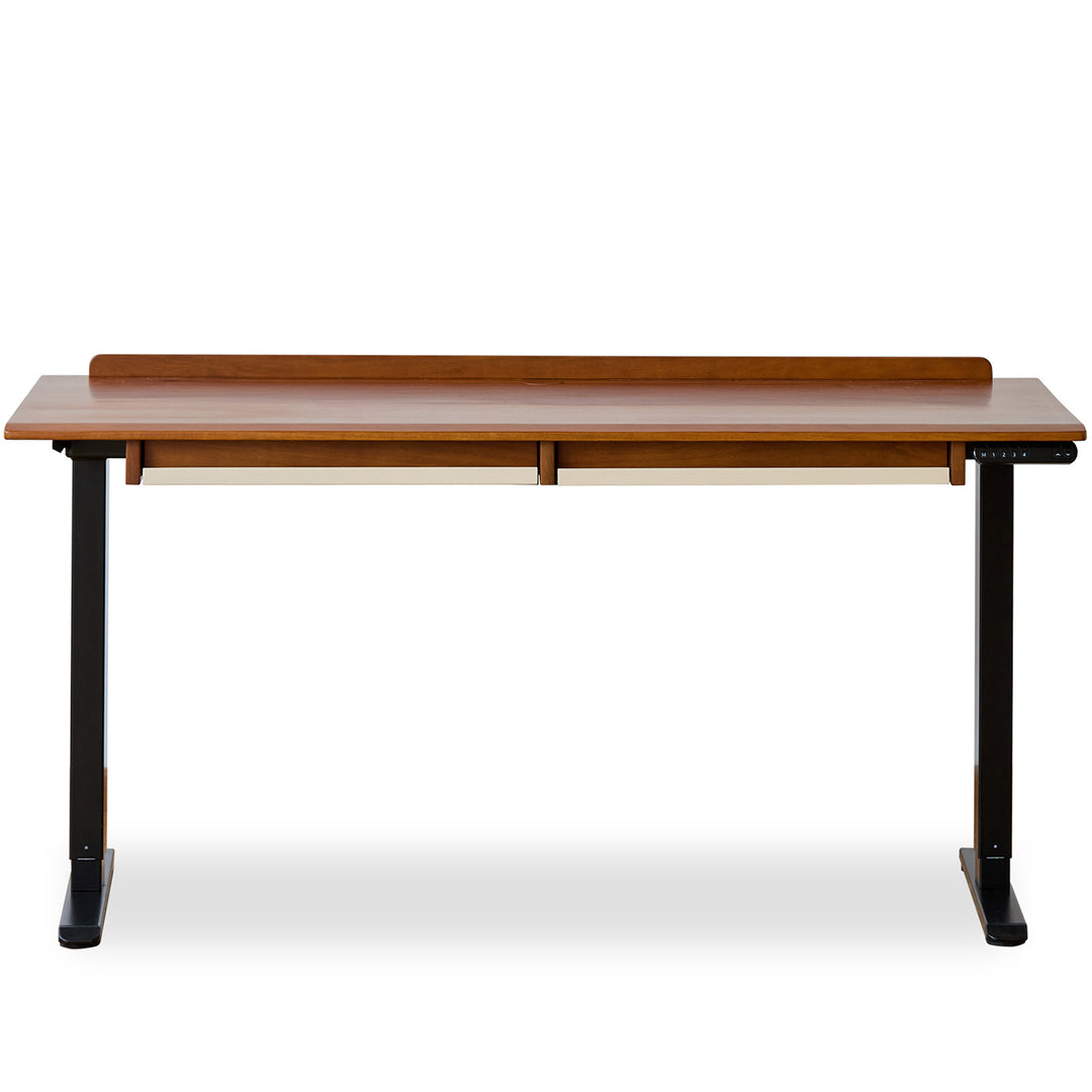 [Ready Stock] Vintage Boxwood Electric Height Adjustable Study Table ELEVATE - 1.4m