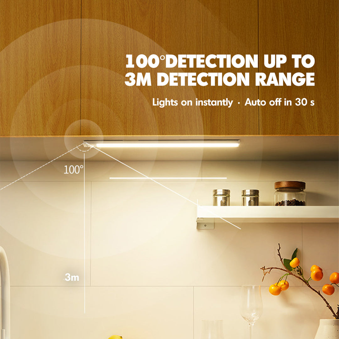 Aluminium wireless sensor led light bar size charts.
