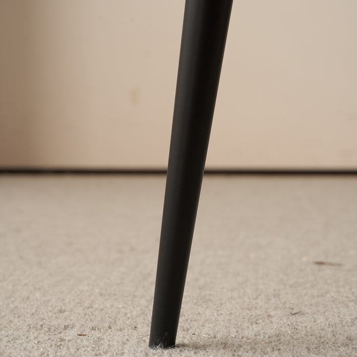 Modern Fabric And Leather Dining Chair METAL MAN N5