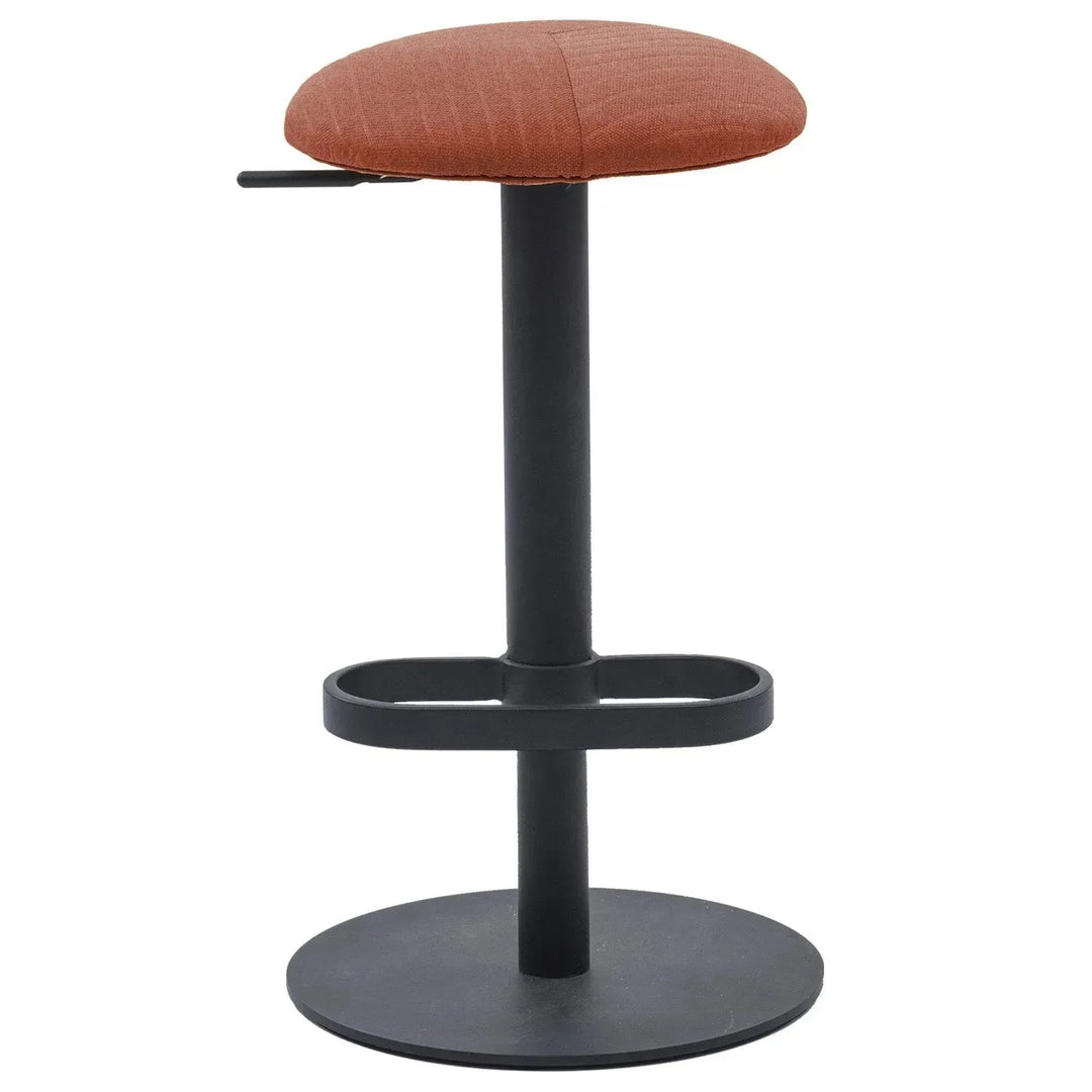 Modernfabric round bar stool shell layered structure.