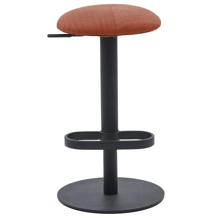 Modernfabric round bar stool shell layered structure.