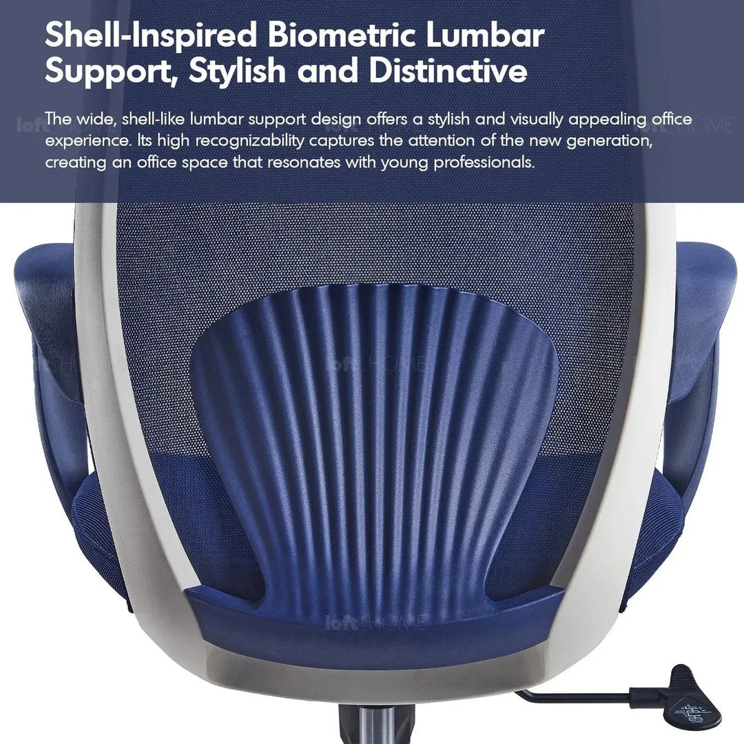 Modern mesh ergonomic office chair conch situational feels.