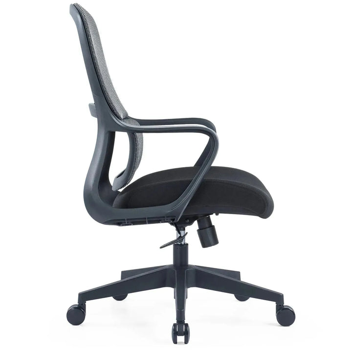 Modern mesh ergonomic office chair curve detail 8.