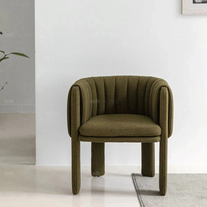 Modern faux cashmere fabric dining chair cactus situational feels.