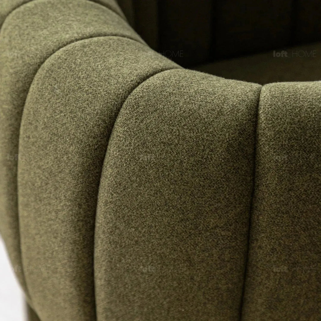 Modern faux cashmere fabric dining chair cactus detail 2.