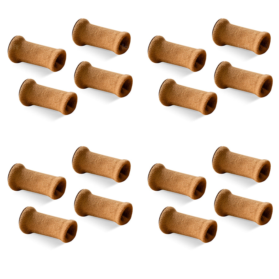 Scandinavian knitted fabric chair and table legs socks 16pcs set leghuger detail 2.