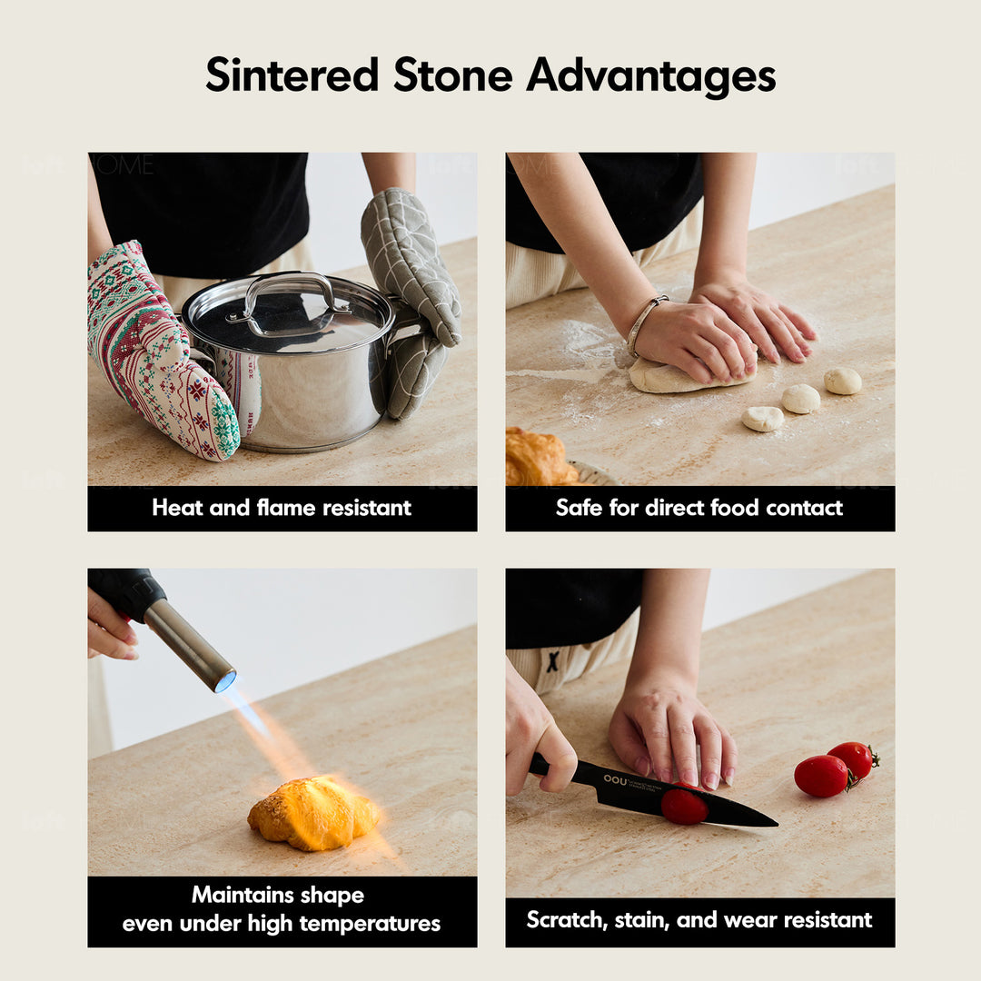 Vintage boxwood sintered stone dining table roma environmental situation.