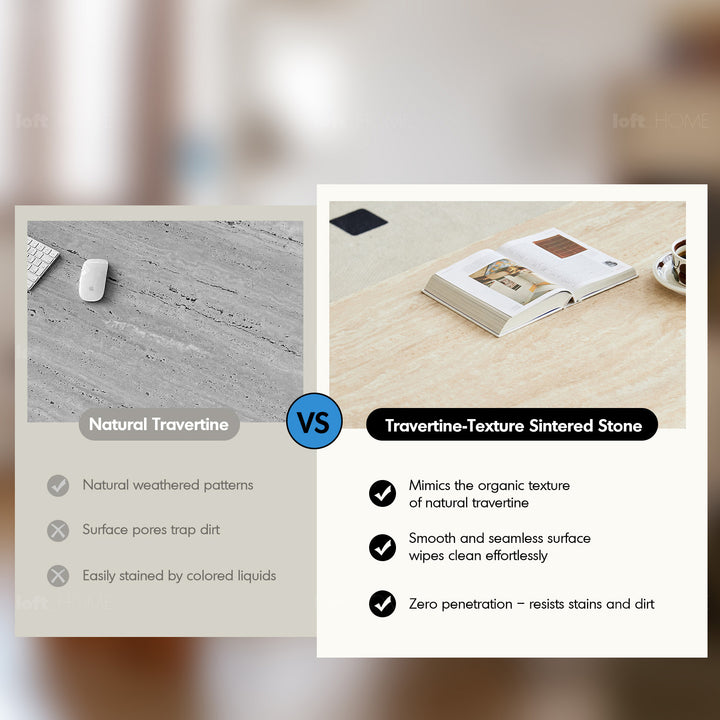 Vintage boxwood sintered stone dining table roma conceptual design.