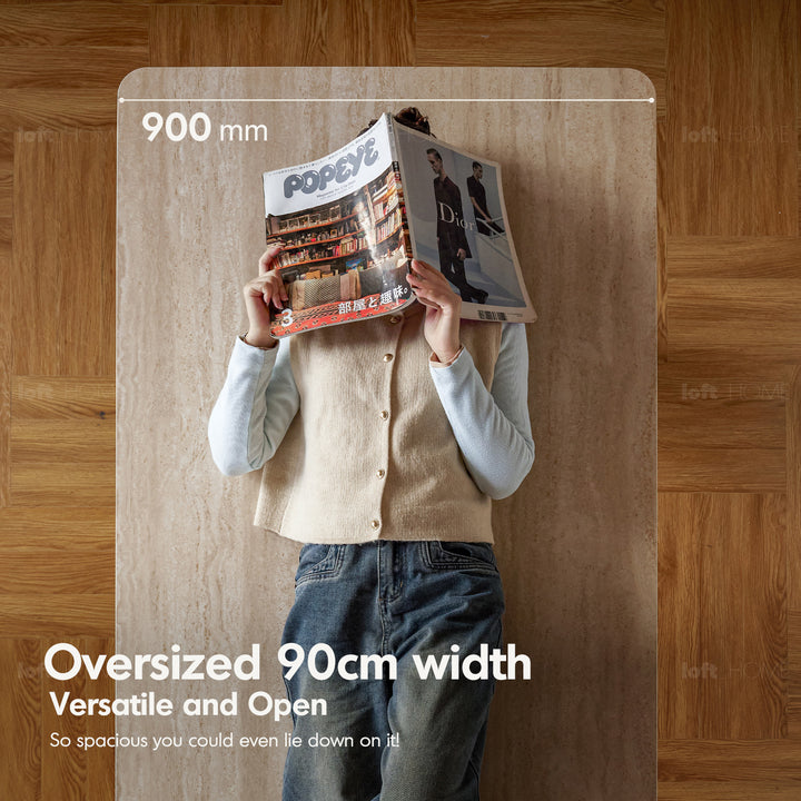 Vintage boxwood sintered stone dining table roma detail 3.