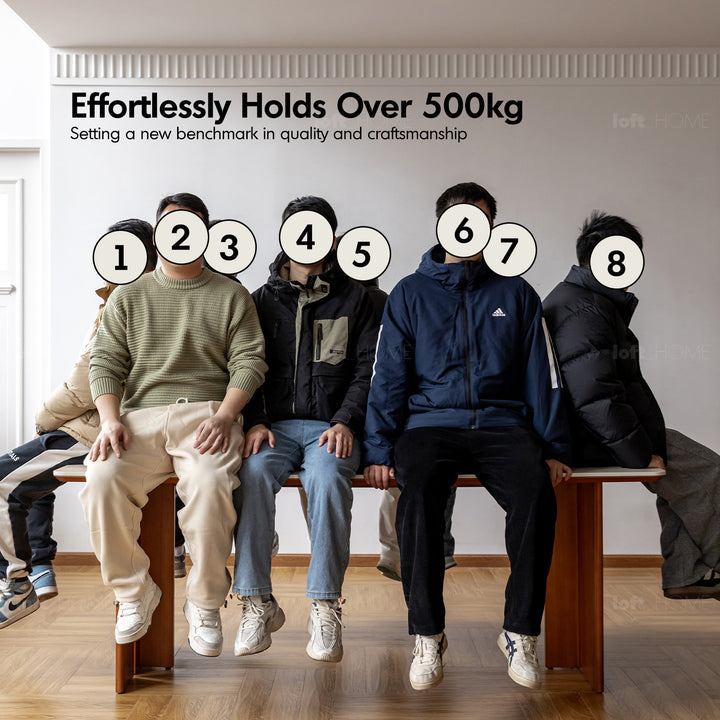 Vintage boxwood sintered stone dining table roma detail 13.