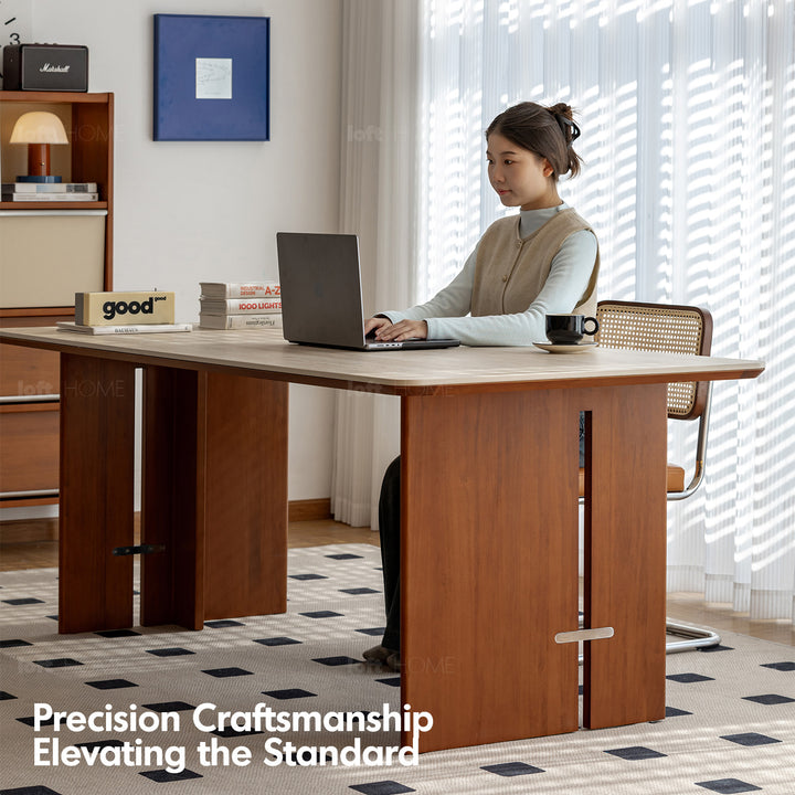 Vintage boxwood sintered stone dining table roma detail 14.