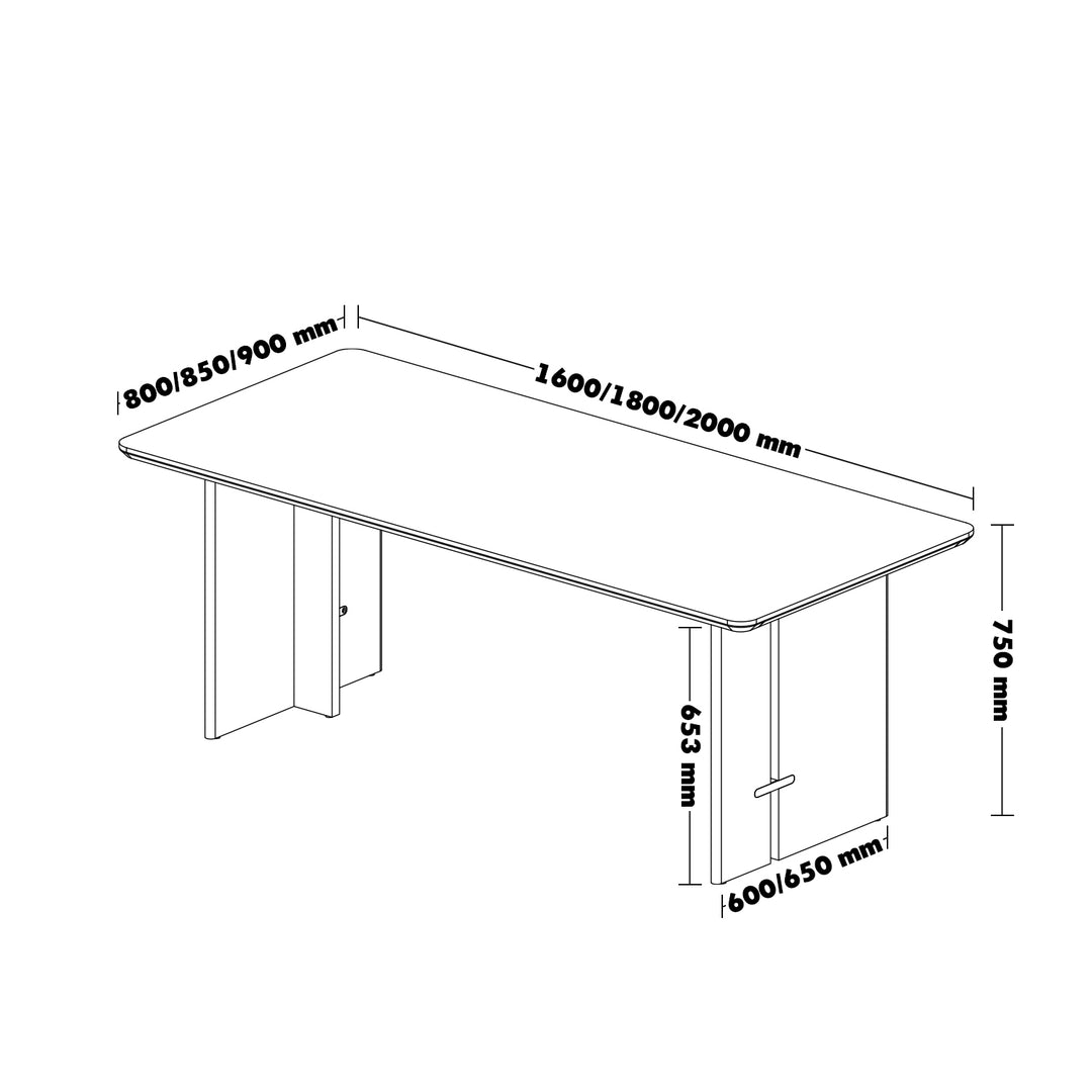Vintage boxwood sintered stone dining table roma size charts.