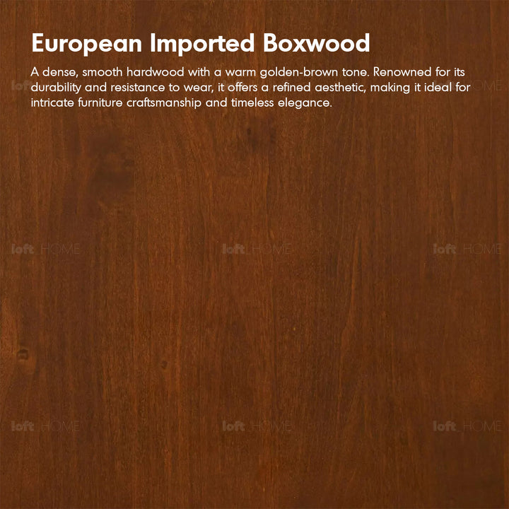 Vintage boxwood sintered stone dining table roma color swatches.