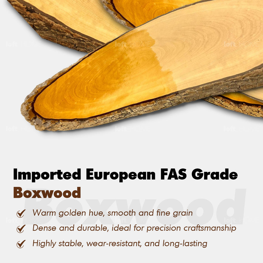 Vintage boxwood sintered stone dining table roma material variants.