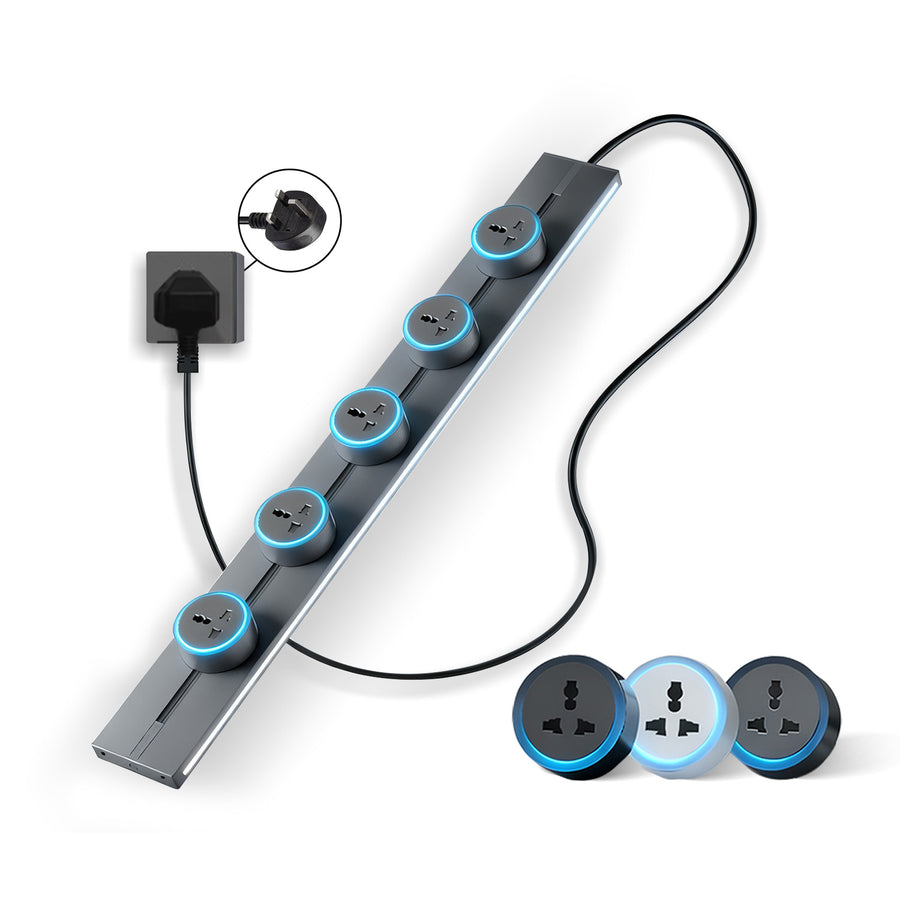 Aluminium Power Track And Adaptors With Motion Sensor LED Light