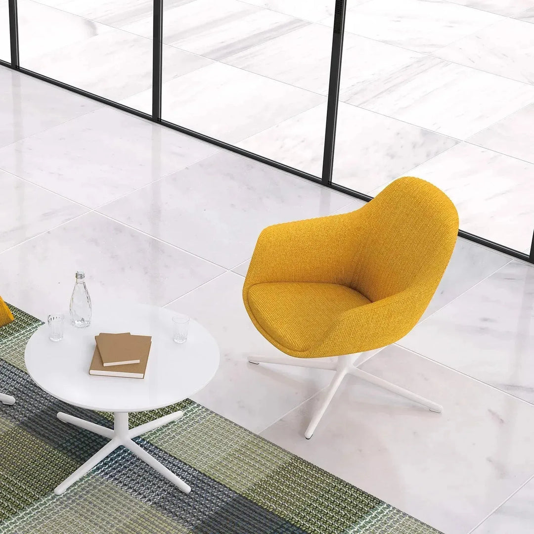 Modern fabric office chair sys material variants.