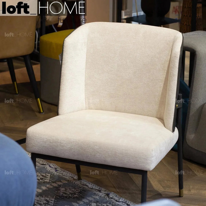 Modern fabric and leather dining chair metal man n15 environmental situation.