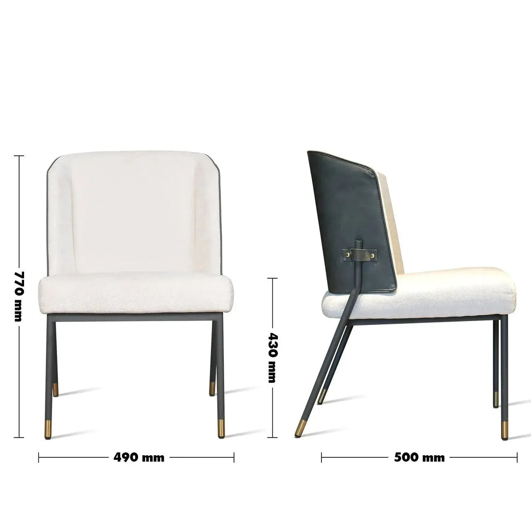 Modern fabric and leather dining chair metal man n15 size charts.