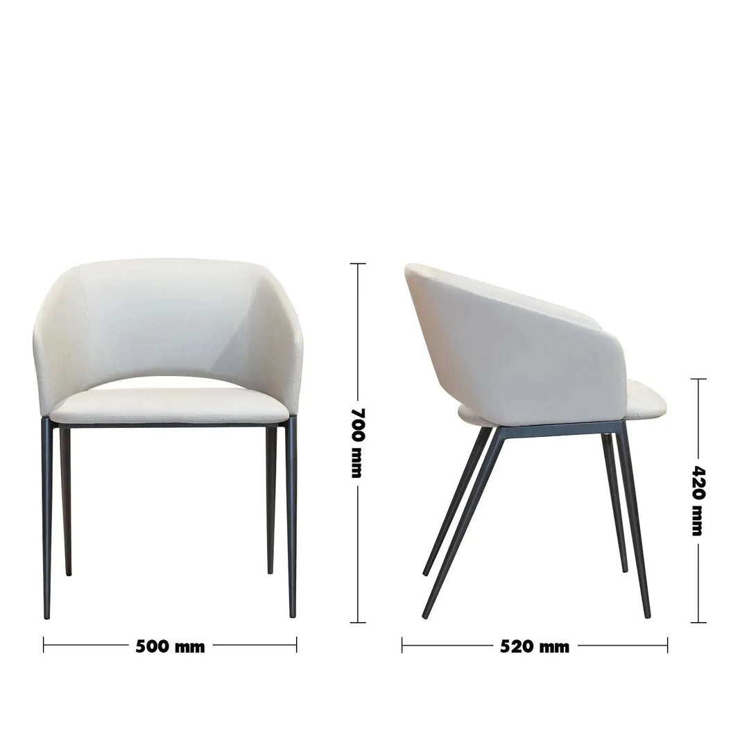 Modern fabric and leather dining chair metal man n16 size charts.