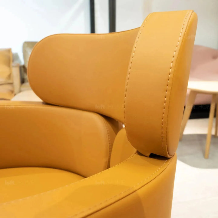 Modern fabric and leather dining chair metal man n19 environmental situation.