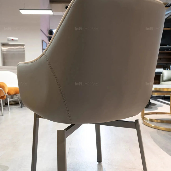 Modern fabric and leather dining chair metal man n20 environmental situation.