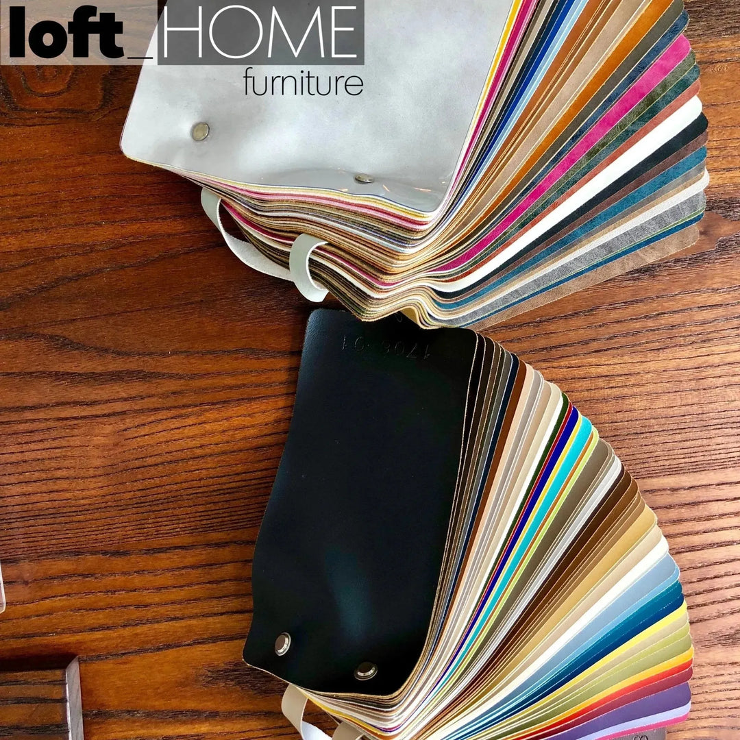 Modern fabric and leather dining chair metal man n5 in details.