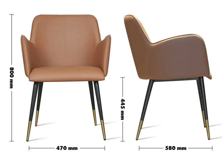 Modern fabric and leather dining chair metal man n9 size charts.