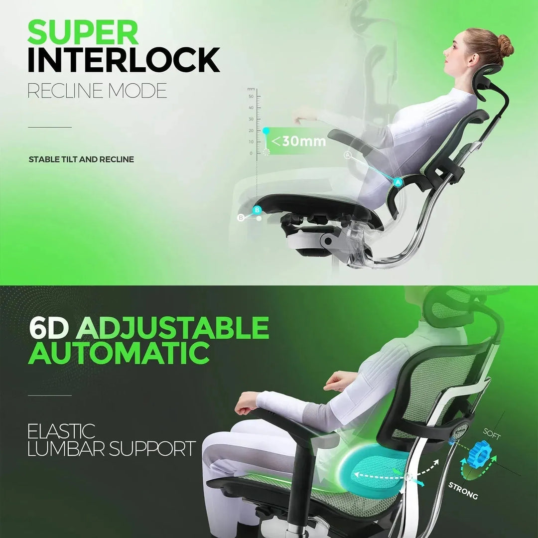 Modern mesh ergonomic office chair black frame ergohuman e2 with context.