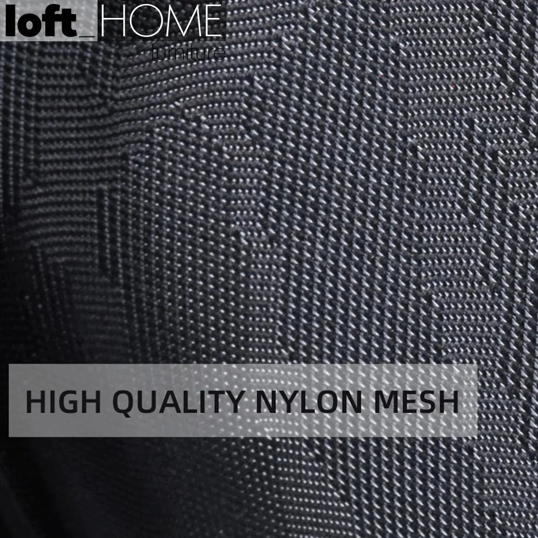 Modern mesh ergonomic office chair sit environmental situation.