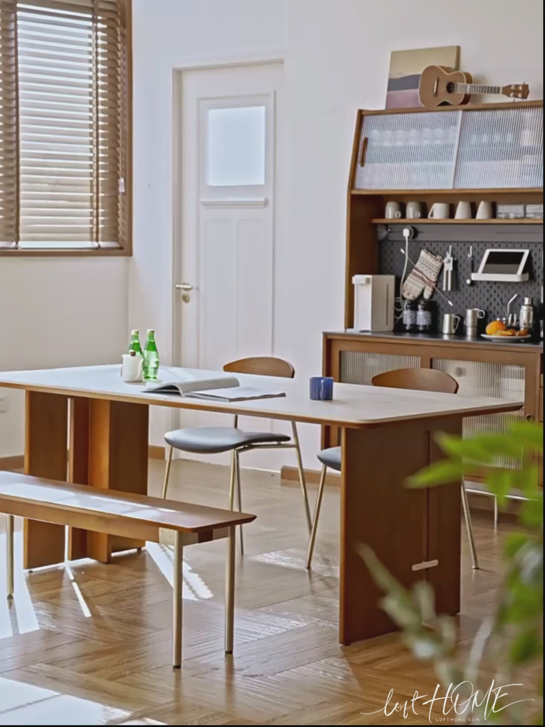 Vintage boxwood sintered stone dining table roma detail 30.