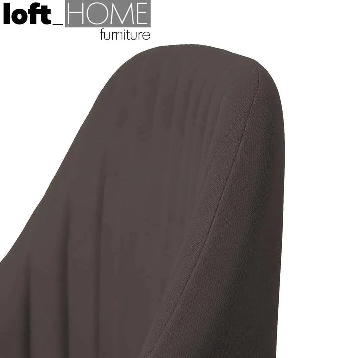 Modern fabric dining chair konna detail 6.