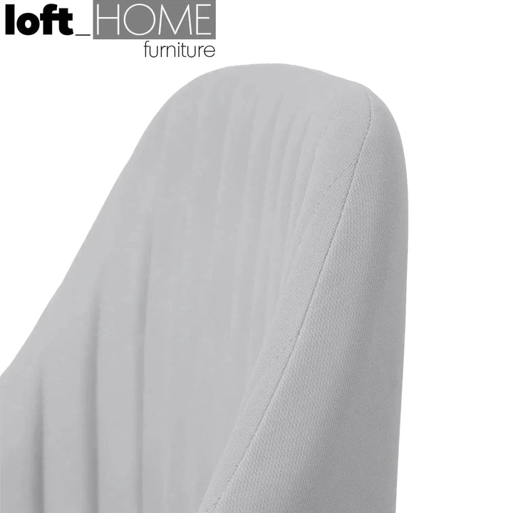 Modern fabric dining chair konna detail 1.