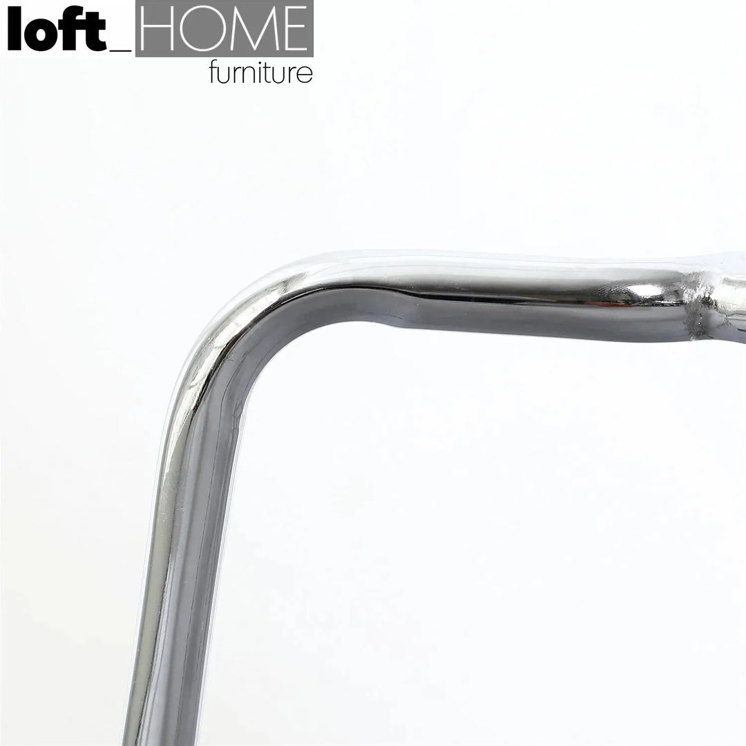 Modern fabric dining chair konna with context.