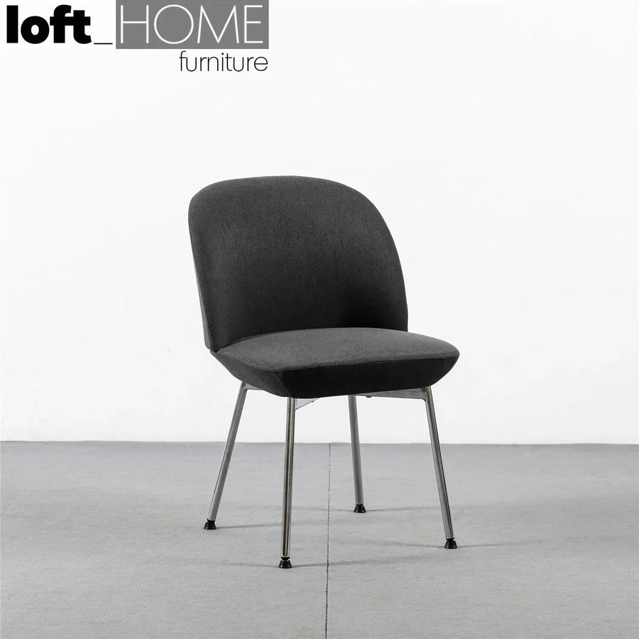 Modern fabric dining chair precious primary product view.