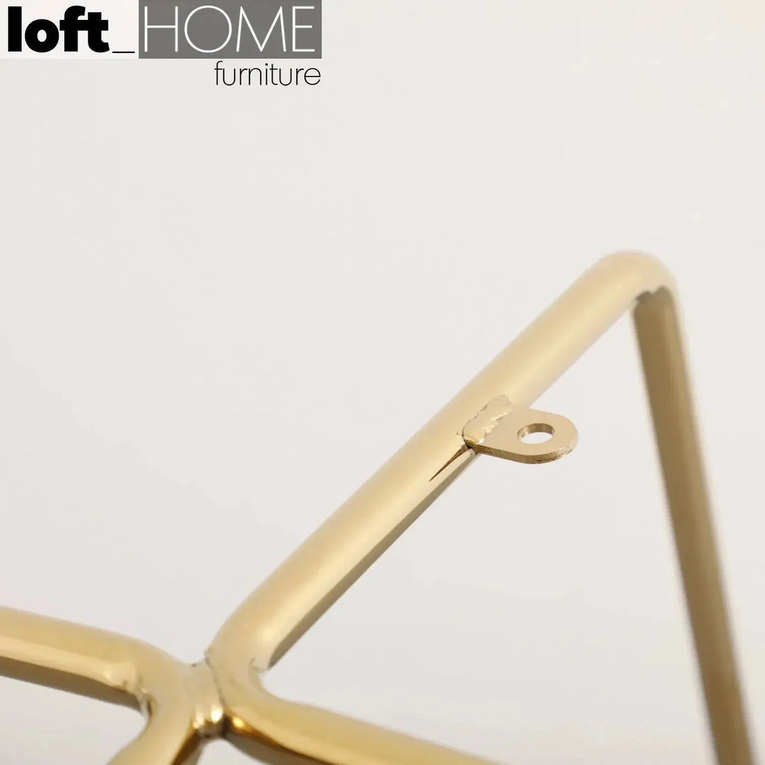 Modern velvet dining chair ant layered structure.