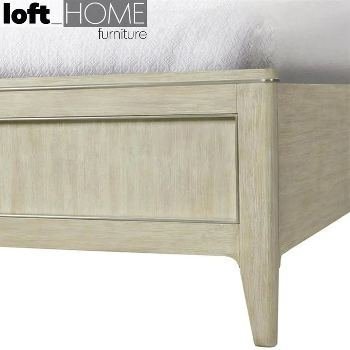 Vintage wood bed frame lilly american king material variants.